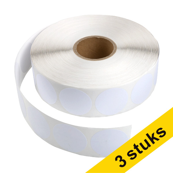 Markeringspunkter 35mm Ø | vit | 123ink | 2.000st x3  302359 - 1
