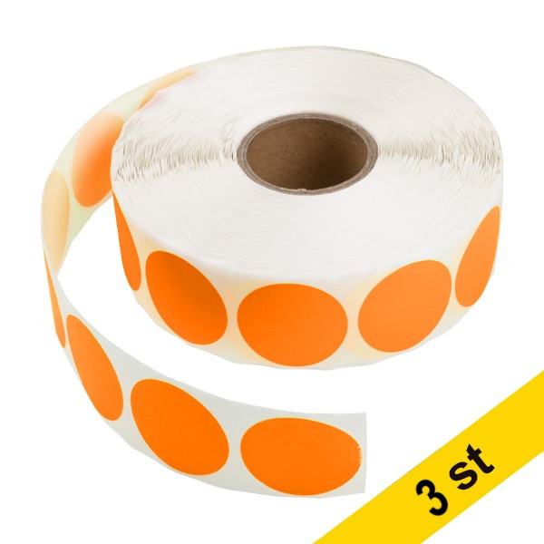 Markeringspunkter 35mm Ø orange | 123ink | 2.000st x3  302358 - 1