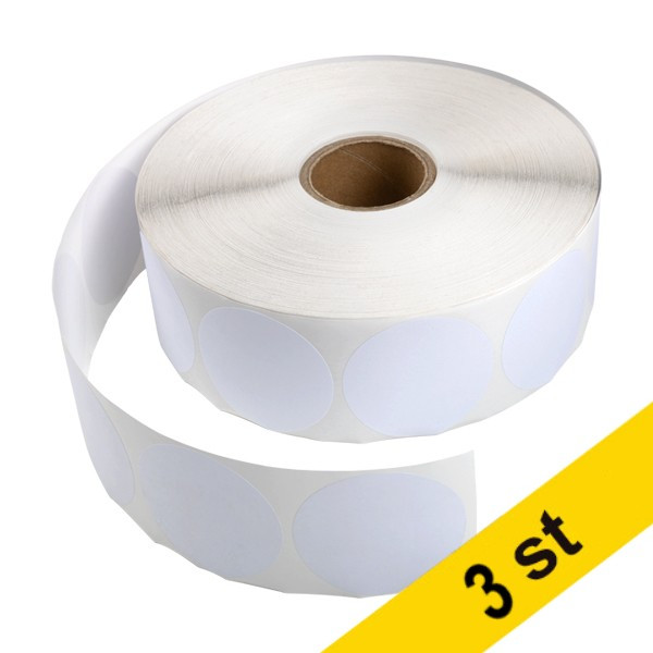 Markeringspunkter 50mm Ø | vit | 123ink | 2.000st x3  302364 - 1