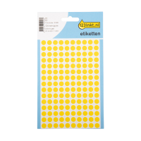 Markeringspunkter 8mm Ø | gul | 123ink | 450st⭐ 1841C 3013C AV-PSA08JC 301469