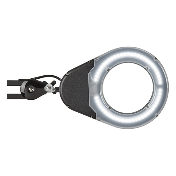 LED förstoringslampa med bordsklämma | MAULviso | svart 402160 - 2