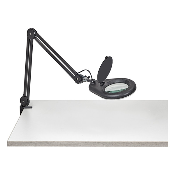 LED förstoringslampa med bordsklämma | MAULviso | svart 402160 - 3