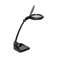 LED förstoringslampa med lampfot, dimbar | Maul Iris | svart 424846