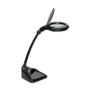 LED förstoringslampa med lampfot, dimbar | Maul Iris | svart 424846 - 1