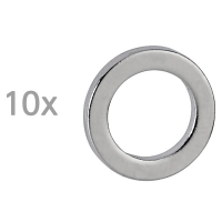 Magnet Ø12mm ring neodym | Maul 10st 402178