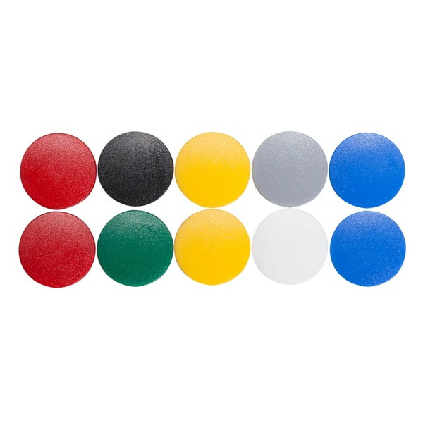 Magnet Ø15mm sorterade färger | Maul 10st 402062 - 2