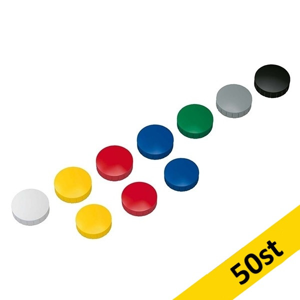Magnet 15mm sorterade färger | Maul 50st 424822 - 1
