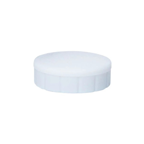 Magnet 20mm vit | Maul 10st 402066 - 6