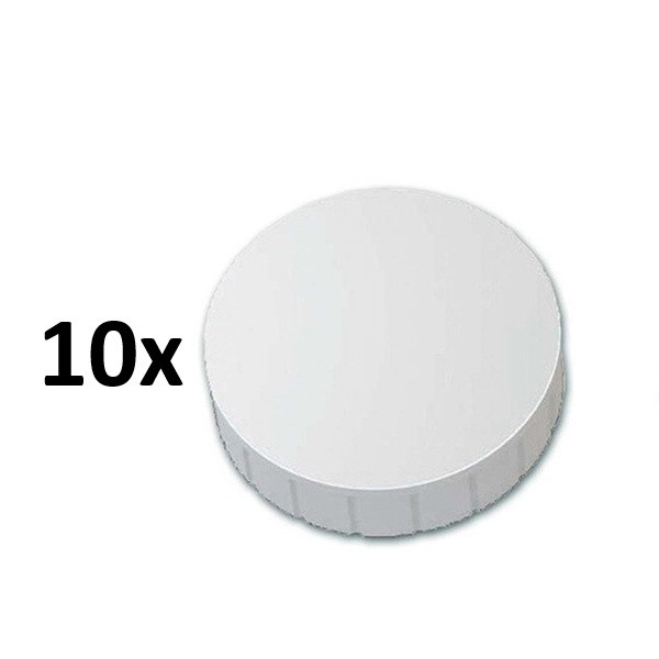 Magnet extra starka 38mm vit | Maul 10st⭐ 402086 - 1