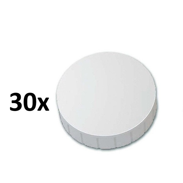 Magnet extra starka 38mm vit | Maul 30st 424821 - 1