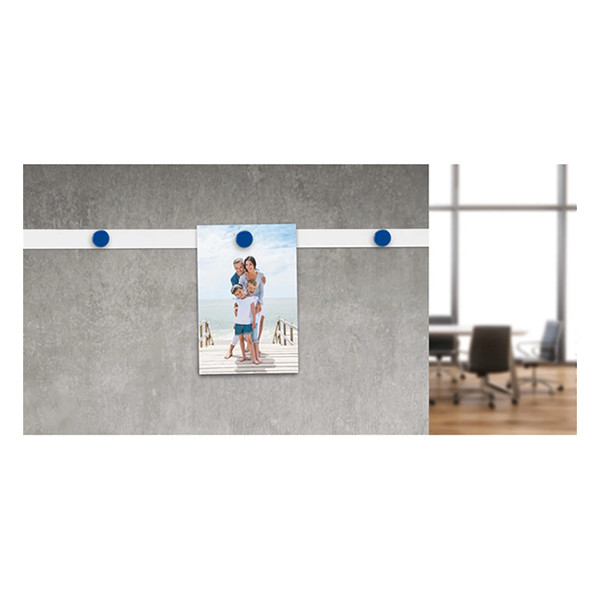 Maul Magnetisk vägglist inkl 3 magneter | 1m x 3,5cm 6210002 402110 - 3