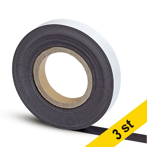 Maul Magnettejp självhäftande | Maul | 2,5cm x 10m | 3st  424832 - 1