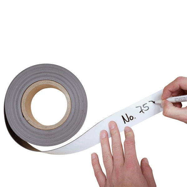 Maul Magnettejp självhäftande skrivbar | Maul | 5cm x 10m | vit 6524902 402127 - 3