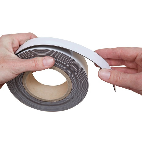 Maul Magnettejp självhäftande (skrivbar) 4cm x 10m | Maul vit 6524702 402172 - 4