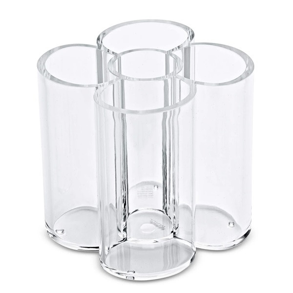 Pennställ transparent akryl fem fack | Maul 402221 - 1