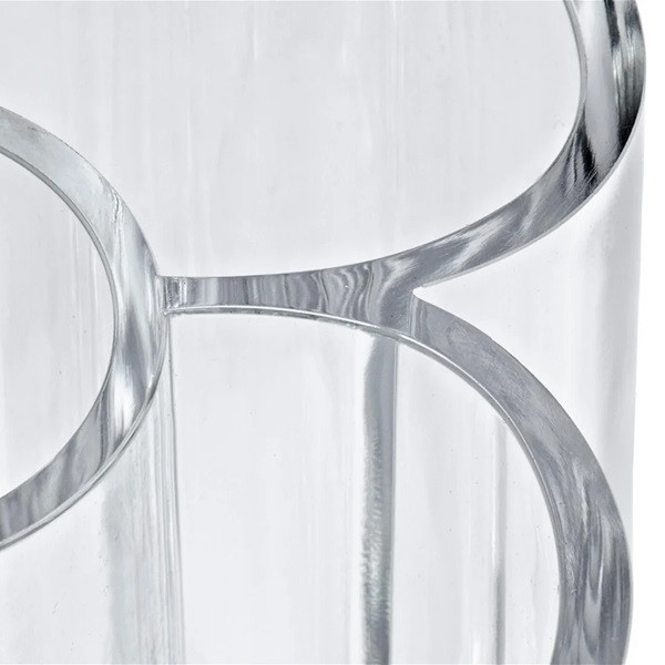 Pennställ transparent akryl fem fack | Maul 402221 - 5