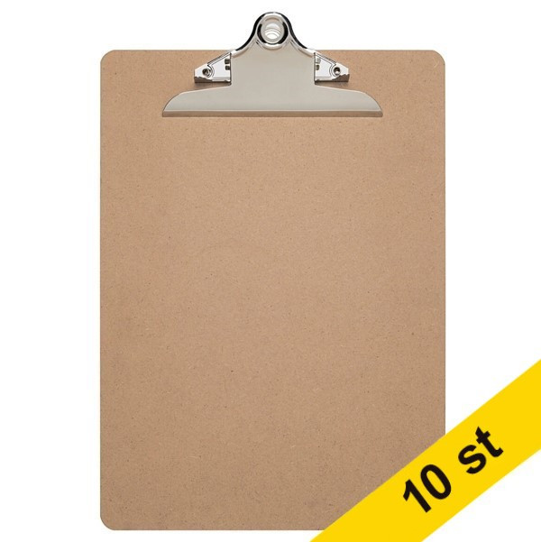 Skrivplatta A4 (med stor klämma) | Maul | trä | 10st 424758 - 1