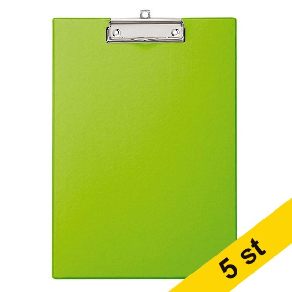 Skrivplatta A4 stående | Maul | ljusgrön | 5st 402442 - 1