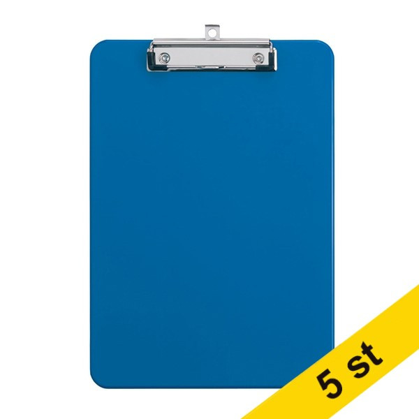 Skrivplatta A4 stående | Maul | plast | blå | 5st 402445 - 1