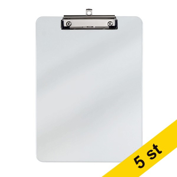 Skrivplatta A4 stående | Maul | plast | transparent | 5st 402450 - 1