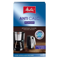Avkalkningsmedel 20g x6 | filterbryggare & vattenkokare | Melitta Anti Calc SME00001