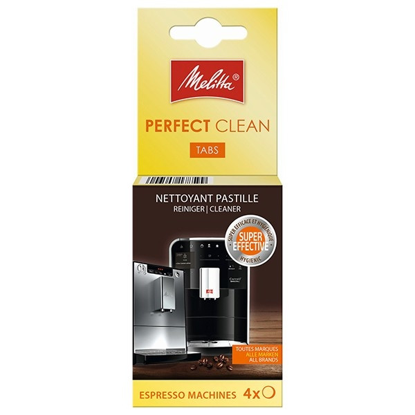 Rengöringstabletter 4st x 1.8g | espressomaskiner | Melitta Perfect Clean SME00006 - 1