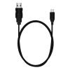 Micro-USB kabel, 1.2m svart, USB 2.0 MRCS138 361057