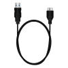 Micro-USB kabel, 1m svart, USB 3.0 MRCS153 361058