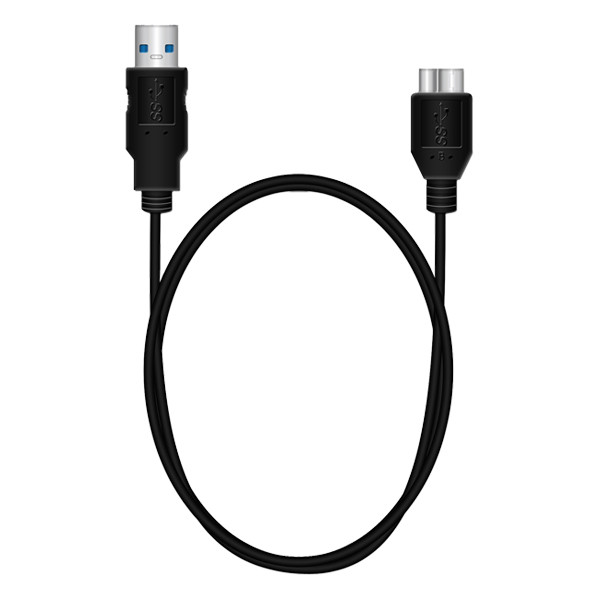 Micro-USB kabel (USB 3.0) | 1m | svart $$ MRCS153 361058 - 1