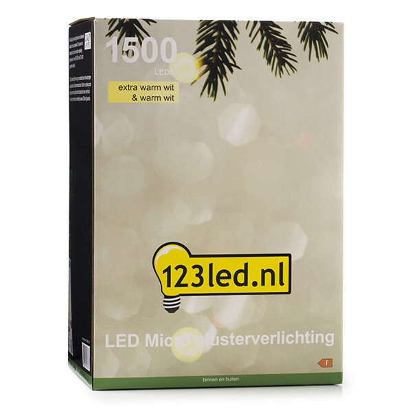 Micro Klusterslinga | extra varmvit & varmvit | 33m | 1.500 lampor [123ink] LDR07136 - 8