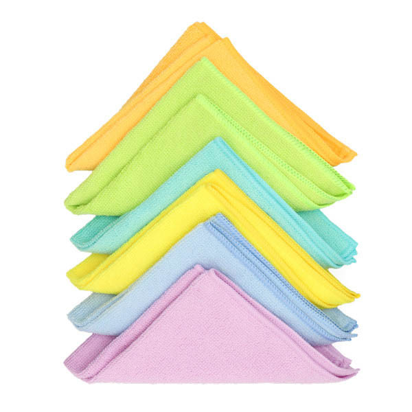 Mikrofiberdukar 32x32cm | blandade färger | 123ink | 6st SDR00047 - 1