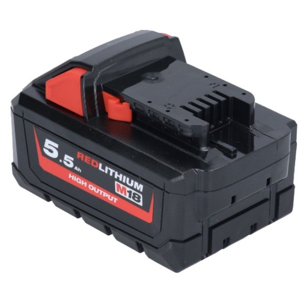 Milwaukee batteri 18V | 5500mAh |  M18 HB5.5 High Output | 4932464712 (original) 2198323 48-11-1430 48-11-1815 48-11-1815N 48-11-1820 AMI00442 - 1