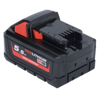 Milwaukee batteri 18V | 5500mAh |  M18 HB5.5 High Output | 4932464712 (original) 2198323 48-11-1430 48-11-1815 48-11-1815N 48-11-1820 AMI00442