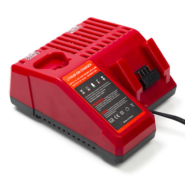 Milwaukee laddare 18V - 20V | M12/M14/M18 (varumärket 123ink) 48-59-1801 4932451079 M12-18FC AMI00539 - 1