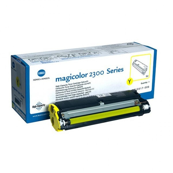 Minolta Konica Minolta 1710517-006 gul toner hög kapacitet (original) 1710517-006 4576311 032525 - 1