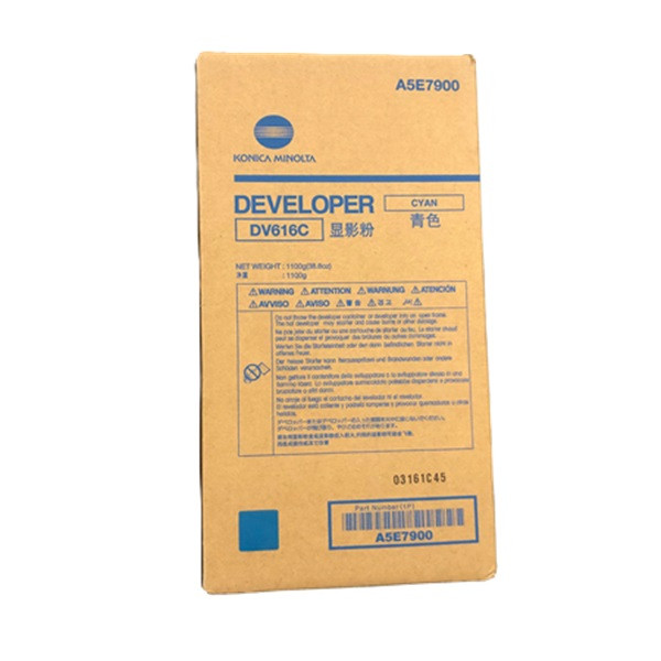 Minolta Konica Minolta DV-616C (A5E7900) cyan developer (original) A5E7900 073236 - 1