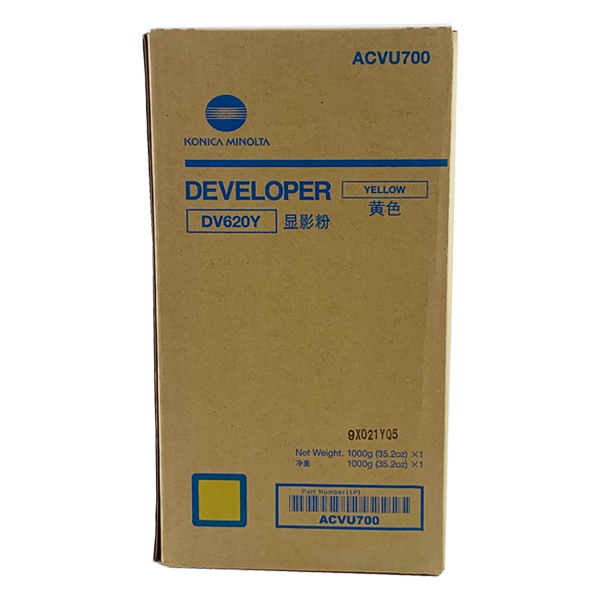 Minolta Konica Minolta DV-620Y (ACVU700) gul developer (original) ACVU700 073398 - 1