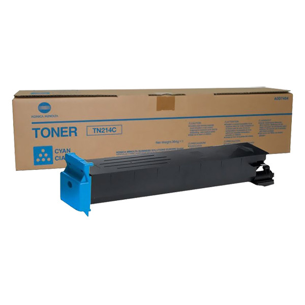 Minolta Konica Minolta TN-214C cyan toner (original) A0D7454 072240 - 1