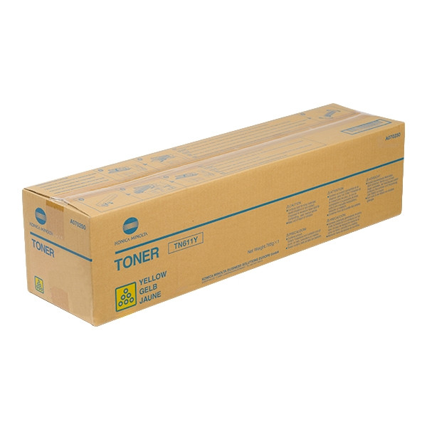 Minolta Konica Minolta TN-611Y gul toner (original) A070250 072268 - 1