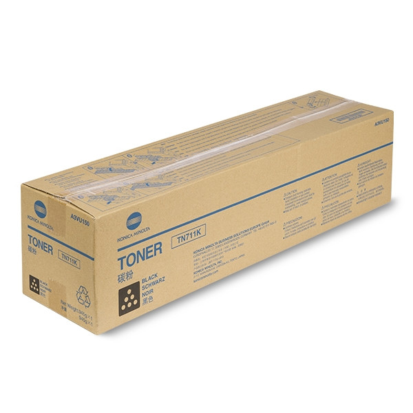 Minolta Konica Minolta TN-711K (A3VU150) svart toner (original) A3VU150 072622 - 1