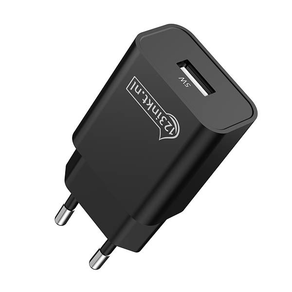 Mobilladdare 5W 1-port | USB-A | 123ink 302913 - 2