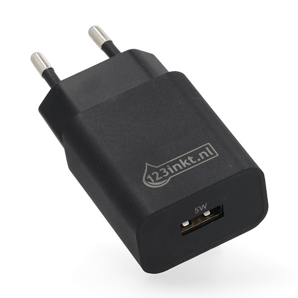 Mobilladdare 5W 1-port | USB-A | 123ink 302913 - 1