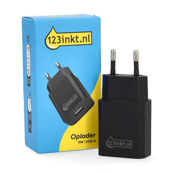 Mobilladdare 5W 1-port | USB-A | 123ink 302913 - 4