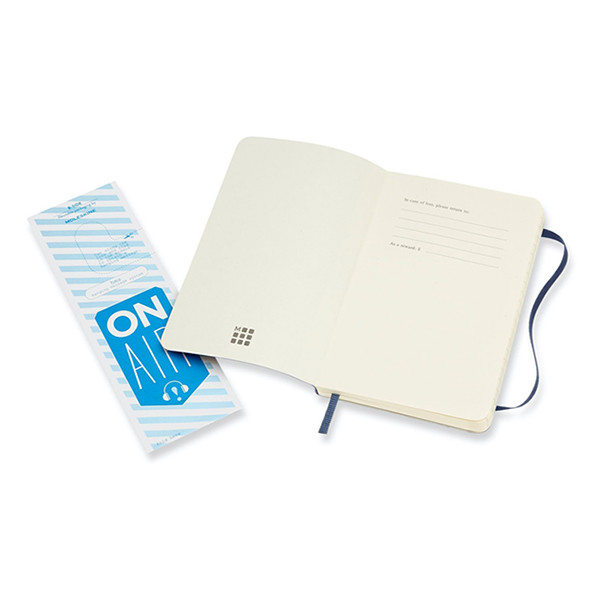 Moleskine ​​​​​​​​​​​​​​​​​​​​​​​​​​​​Anteckningsbok | Linjerat | Moleskine Pocket | Soft Cover | blå IMQP611B20 313072 - 2