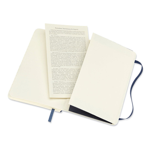 Moleskine ​​​​​​​​​​​​​​​​​​​​​​​​​​​​Anteckningsbok | Linjerat | Moleskine Pocket | Soft Cover | blå IMQP611B20 313072 - 4