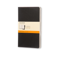 Moleskine ​​​​​​​​​​​​​​Anteckningsbok | Linjerat | Moleskine Large | Soft Cover | svart | 3st IMQP316 313096