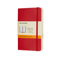 Moleskine ​​​​​​​​​​​​​​Anteckningsbok | Linjerat | Moleskine Pocket | Soft Cover | röd IMQP611F2 313070