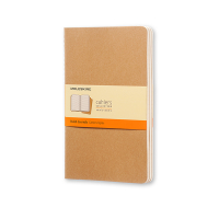 Moleskine ​​​​​​​Anteckningsbok | Linjerat | Moleskine Large | Soft Cover | kraftfärgat | 3st IMQP416 313098