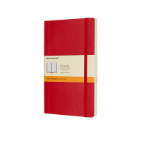 Moleskine ​​​​​​​Anteckningsbok | Linjerat | Moleskine Large | Soft Cover | röd IMQP616F2 313076