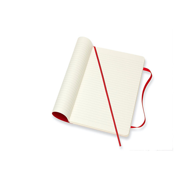 Moleskine ​​​​​​​Anteckningsbok | Linjerat | Moleskine Large | Soft Cover | röd IMQP616F2 313076 - 3